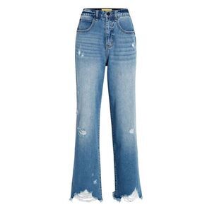 Circus NY Jeans Size 27 Blue High Waist Slouchy in Looking Glass Wash